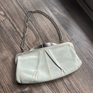 Vintage soft green clutch.